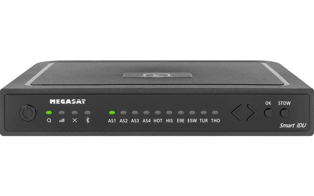 Megasat Caravanman Kompakt 3 Graphit Single-LNB Sat Anlage inkl. Bluetooth Modul