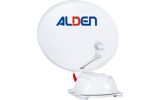 Alden AS2 60 HD Ultrawhite vollautomatische Sat-Anlage inkl. S.S.C. HD-Steuermodul und Smartwide LED TV 24 "