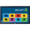 Alden AS2 80 HD Ultrawhite fully automatic satellite system incl. S.S.C. HD control module Smartwide LED TV 24 " "
