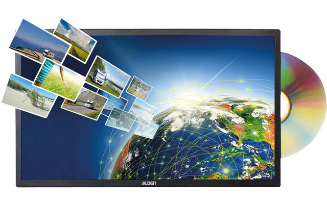 Alden AS2 60 HD Platinium incl. A.I.O. EVO HD TV Alles-in-één systeem 18,5 inch