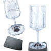 silwy® wijn magnetische kunststof glazen 2 stuks (200 ml)