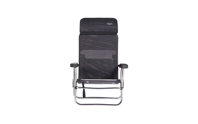 Crespo AL-205 Beach Chair Strandstuhl Compact grau