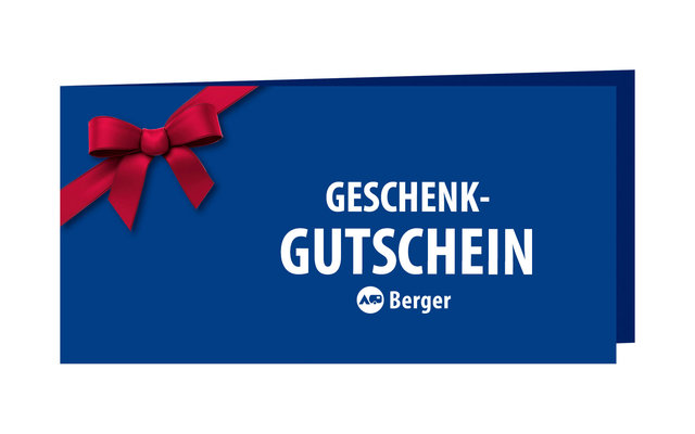 10,- Euro Berger Geschenkgutschein