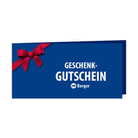 60,- Euro Berger Geschenkgutschein