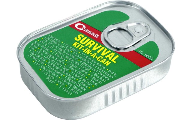 Coghlans survival kit Kit-in-a-Can 38 pieces