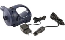 Outwell air mass pump rechargeable power supply 12V and 230V navy