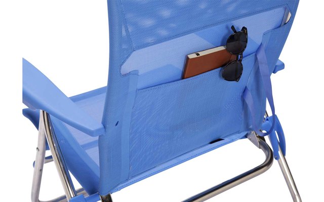 Crespo AL-205 Compact Beach Chair Strandstuhl blau