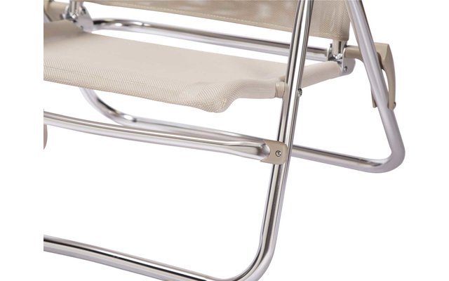 Crespo AL-205 Compact Beach Chair Strandstuhl beige