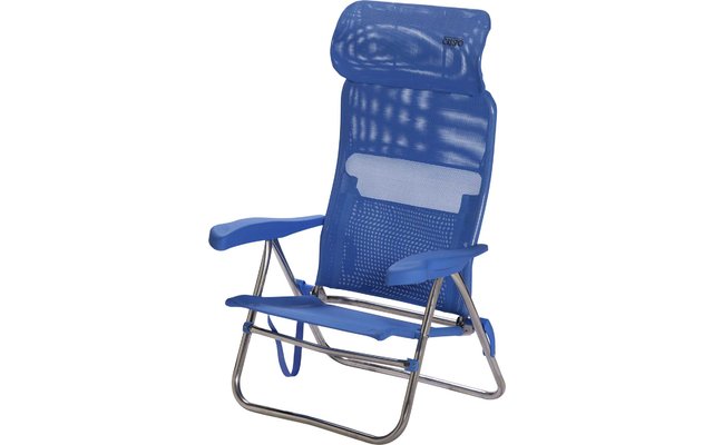 Crespo AL-205 Compact Beach Chair Strandstuhl blau
