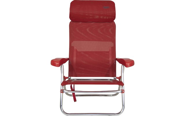 Sedia sdraio Crespo AL-205 Beach Chair Compact rossa