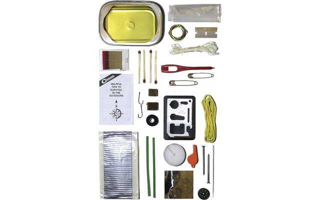 Coghlans Survivalpaket Kit-in-a-Can 38 teilig