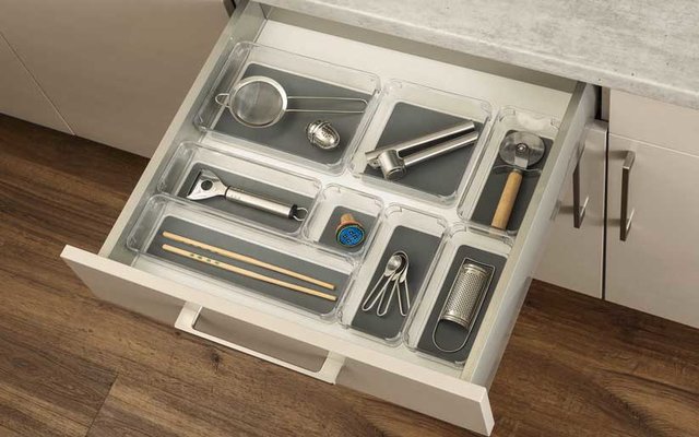 Wenko drawer insert Cube L 24 x 16 x 4.5 cm