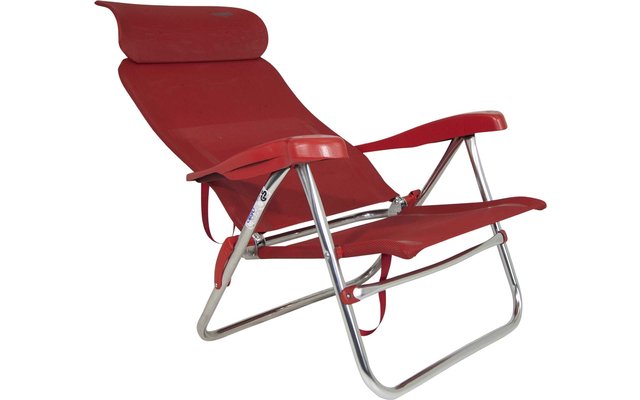Chaise de plage Crespo AL-205 Beach Chair Compact rouge