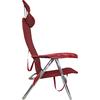 Crespo AL-205 Beach Chair Strandstuhl Compact rot