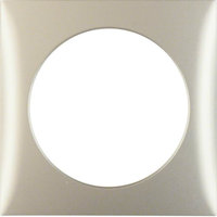 Berker Integro Rahmen 1fach edelstahl matt lackiert