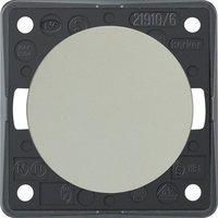 Berker Integro changeover switch stainless steel matt lacquered