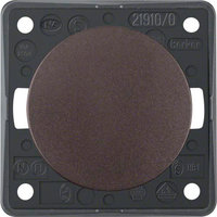 Berker Integro Taster Schlie&szlig;er mit Schraubklemmen braun matt