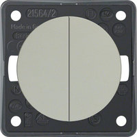 Berker Integro Serienschalter gemeinsame Eingangsklemme chrom matt lackiert