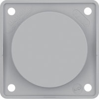 Berker Integro Blindverschluss grau gl&auml;nzend