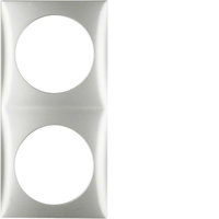 Berker Integro Rahmen 2fach chrom matt lackiert