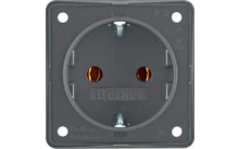 Berker Integro socket outlet SCHUKO with screwless terminals anthracite matt