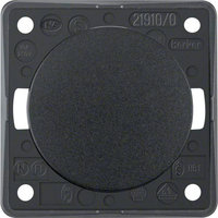 Berker Integro Taster Schlie&szlig;er mit Schraubklemmen schwarz gl&auml;nzend