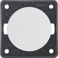 Berker Integro Taster Schlie&szlig;er mit Schraubklemmen polarwei&szlig; gl&auml;nzend