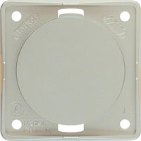 Berker Integro Blindverschluss edelstahl matt lackiert