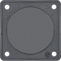 Berker Integro Blindverschluss schwarz gl&auml;nzend