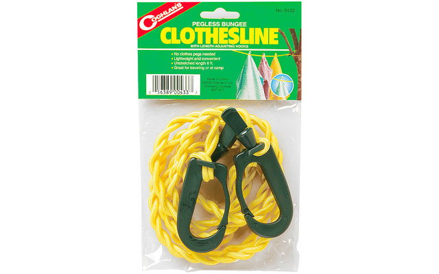 Coghlans Expander corde à linge 160 cm jaune