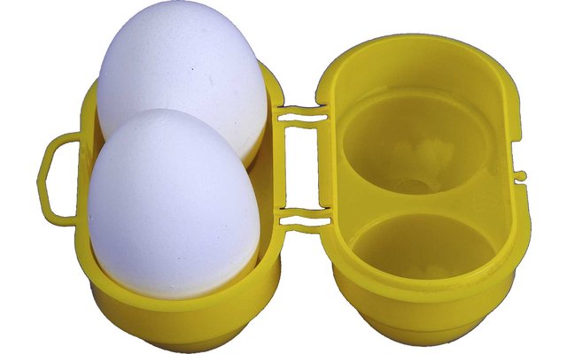Coghlans egg box 2 eggs yellow