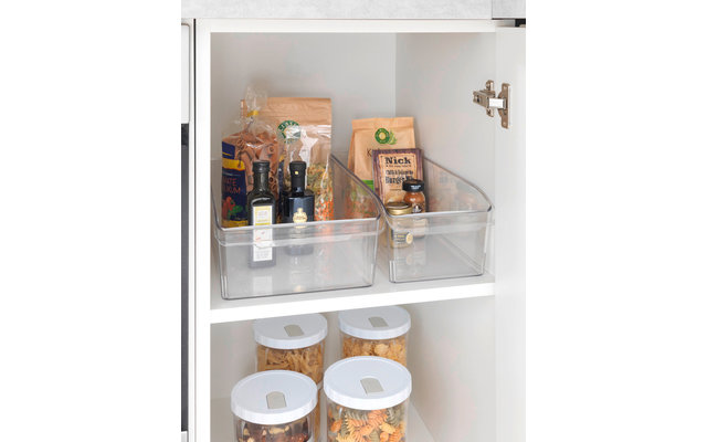 Wenko cabinet organizer storage box for kitchen cabinet and shelf