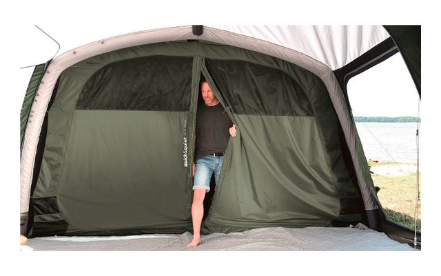 Outwell Sundale 7PA Four room tunnel tent green