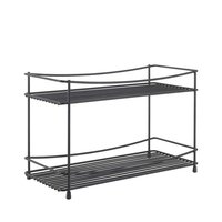Metaltex Oregano-2 LAVA spice rack with 2 shelves black