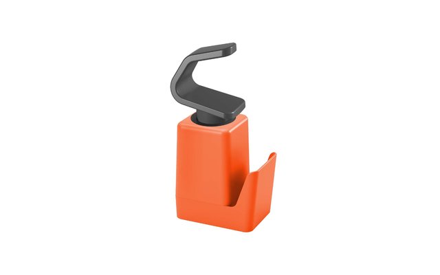 Metaltex Soap Tex Seifenspender 400 ml inkl. Schwamm und Ringhalter Orange