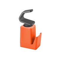 Metaltex Soap Tex Distributeur de savon, y compris éponge et support d'anneau orange 400 ml