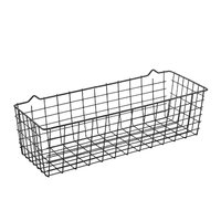 Metaltex Koala Lava All Purpose Basket 33 x 12 x 9 cm Matt Black