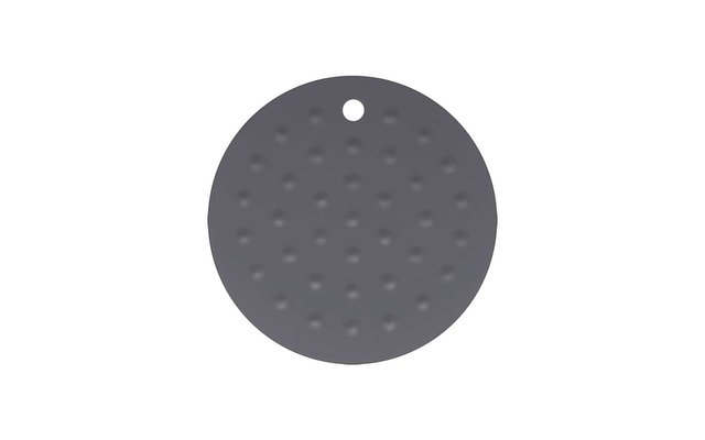 Metaltex silicone trivet round gray
