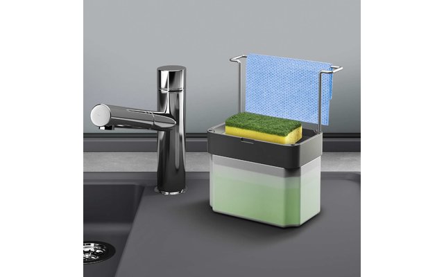 Metaltex Sponge-Tex distributeur de savon 0.75 litre gris