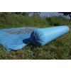 Bent connectable cushion roll Zip Lounger XL 175 x 30 cm turquoise