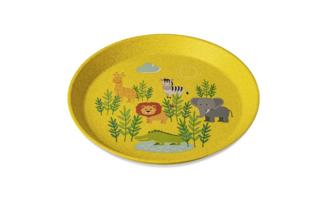 Koziol Connect Plate Small Plate Africa Organic Yellow 205 mm