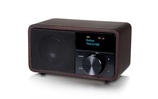 Kathrein DAB+ 1 mini Digitalradio mit Bluetooth Holz dunkel