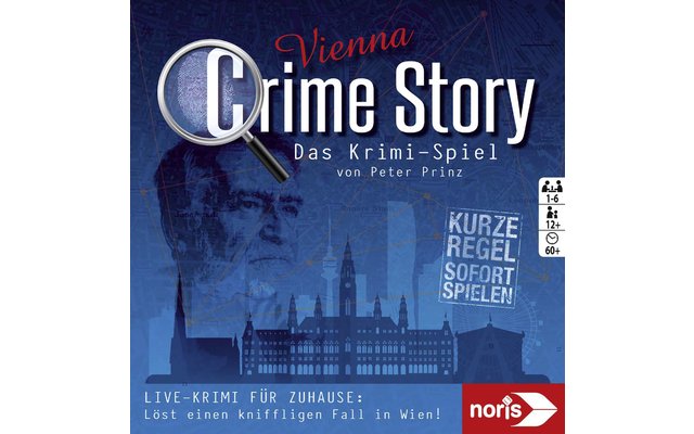 Juego de cartas de la historia del crimen de Zoch Viena de 12 años