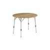 Outwell Table Custer avec plateau en bambou Rondes