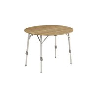 Folding Table incl. Bamboo Plate Round Outwell Custer