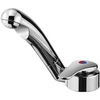 High-Gloss Single Lever Mixer with UniQuick Chrome Reich Samba