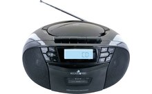 Schwaiger FM/CD/Kassette Boombox Tragbarer CD-Player