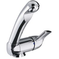 Single Lever Mixer Ceramic Style with Chrome Switch Reich