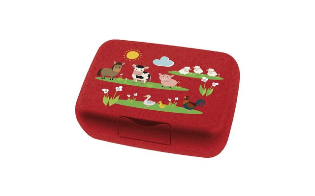 Koziol Box Candy lunchbox L Farm organic red