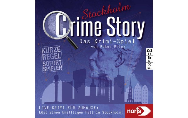 Zoch Crime Story Crime Card Game Stoccolma da 12 anni